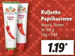 Lidl Kuljanka Paprikacreme Angebot