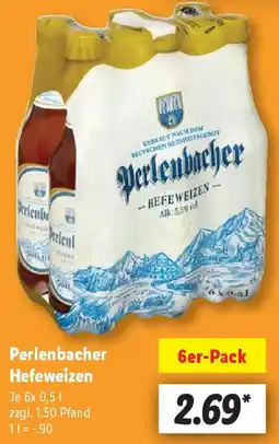 Lidl Perlenbacher Hefeweizen Angebot