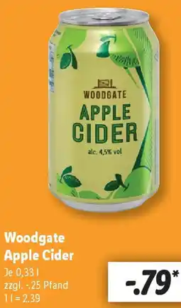 Lidl Woodgate Apple Cider Angebot