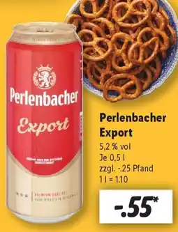 Lidl Perlenbacher Export Angebot