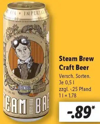 Lidl Steam Brew Craft Beer Angebot