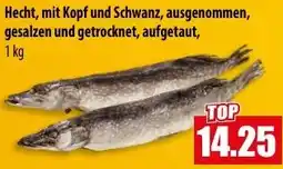 Mix Markt Hecht, mit Kopf und Schwanz, ausgenommen Angebot