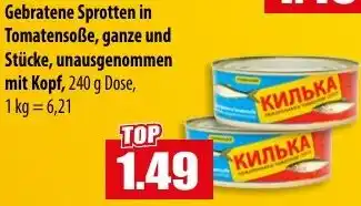 Mix Markt Gebratene Sprotten in Tomatensoẞe Angebot