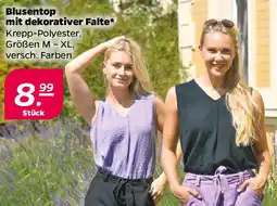 NETTO Blusentop mit dekorativer Falte Angebot