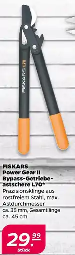 NETTO FISKARS Power Gear II Bypass-Getriebeastschere L70 Angebot