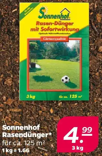 NETTO Sonnenhof Rasendünger Angebot