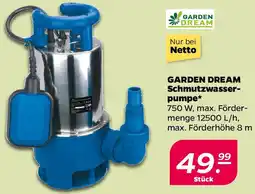 NETTO GARDEN DREAM Schmutzwasserpumpe Angebot