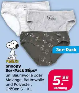 NETTO Snoopy 3er-Pack Slips Angebot