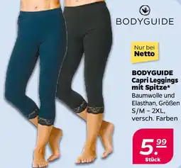 NETTO BODYGUIDE Capri Leggings mit Spitze Angebot