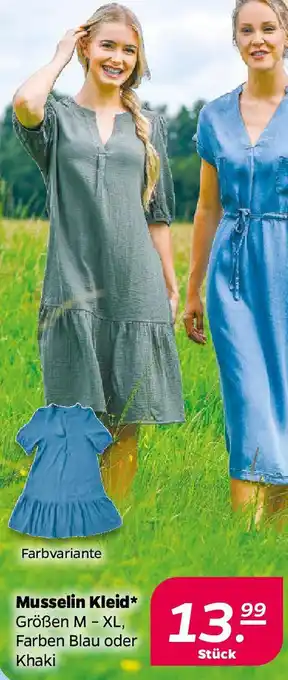 NETTO Musselin Kleid Angebot