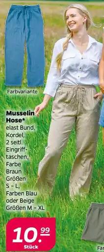NETTO Musselin Hose Angebot