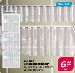 NETTO 2er-Set Scheibengardinen Angebot