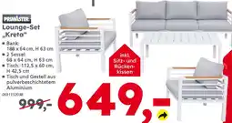 Globus Baumarkt PRIMASTER Lounge-Set „Kreta" Angebot