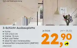 Globus Baumarkt 3-Schicht Ausbauplatte Angebot