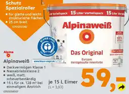 Globus Baumarkt Alpina Alpinaweiß Angebot
