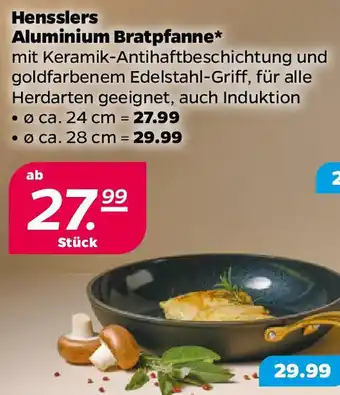 NETTO Hensslers Aluminium Bratpfanne Angebot