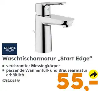 Globus Baumarkt GROHE Waschtischarmatur „Start Edge" Angebot