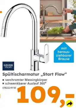 Globus Baumarkt GROHE Spültischarmatur „Start Flow“ Angebot