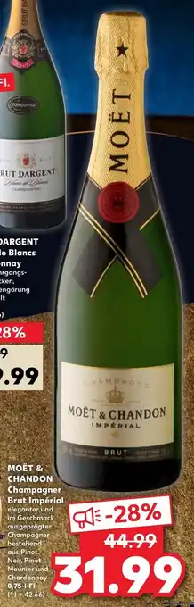 Kaufland Moët & Chandon Champagner Brut Impérial 0,75L Angebot