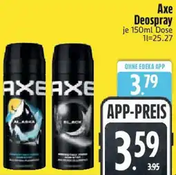 Edeka Ахе Deospray Angebot