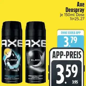Edeka Ахе Deospray Angebot