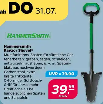 NETTO Hammersmith Rayzor Shovel Angebot