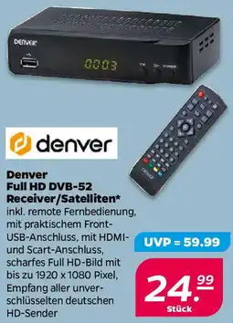 NETTO Denver Full HD DVB-52 Receiver/Satelliten Angebot