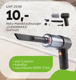 Mömax „cleanmaxx“ akku-handstaubsauger Angebot