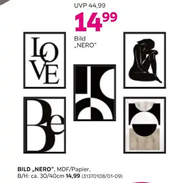 Mömax Bild „nero“ Angebot
