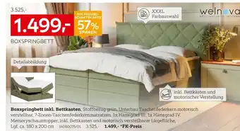 XXXLutz Boxspringbett inkl. bettkasten Angebot