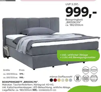 Mömax Boxspringbett „brooklyn“ Angebot