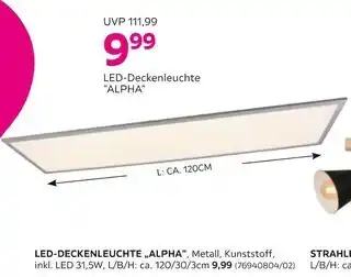 Mömax Led-deckenleuchte „alpha“ Angebot