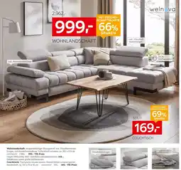 XXXLutz Welnova wohnlandschaft oder couchtisch Angebot