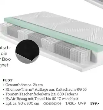 XXXLutz Matratze fest Angebot