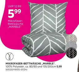 Mömax Mikrofaser-bettwäsche „marble“ Angebot