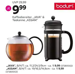 Mömax Kaffeebereiter „java“ & teekanne „assam“ Angebot