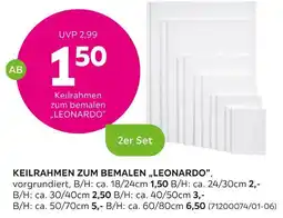 Mömax Keilrahmen zum bemalen „leonardo“ Angebot