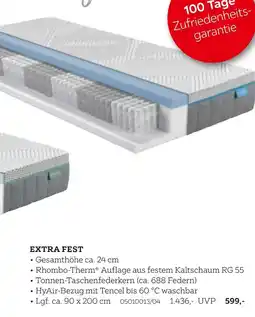 XXXLutz Matratze extra fest Angebot