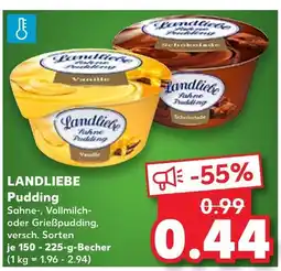 Kaufland Landliebe pudding Angebot