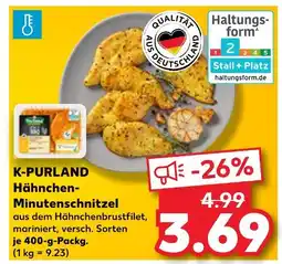 Kaufland K-purland hähnchen-minutenschnitzel Angebot