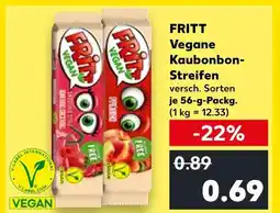 Kaufland Fritt vegane kaubonbon-streifen Angebot