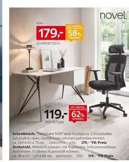 XXXLutz Novel schreibtisch oder drehstuhl Angebot