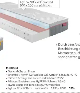 XXXLutz Matratze medium Angebot