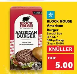 Kaufland Block house american burger Angebot