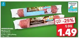 Kaufland Heidegrund mettwurst Angebot