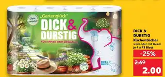 Kaufland Dick & durstig küchentücher Angebot