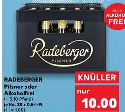 Kaufland Radeberger pilsner Angebot