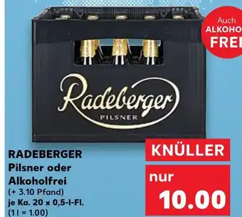 Kaufland Radeberger pilsner Angebot