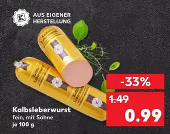 Kaufland Kalbsleberwurst Angebot