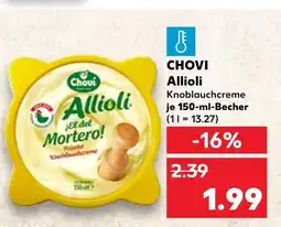 Kaufland Chovi allioli knoblauchcreme Angebot